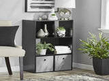 6 Cube Storage Organizer, Black 75133478