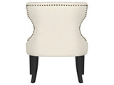 Gillian Beige and Black Fabric Upholstered Dining Side Chair B062P299885