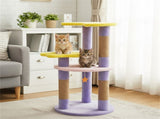 29" Moon & Star Cat Tree with 4 Levels, Jute Scratching Posts & Anti-Tipping Device for Kittens & 17222653
