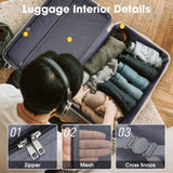 Hardshell Luggage Sets 4 pcs Bag Spinner Suitcase with TSA Lock Lightweight-16"20"24"28" 11075602