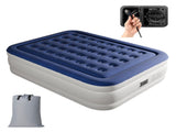 Queen Air Mattress with Built-in Pump, 18in Raised Comfort Blow up Mattress, Quick 09061110