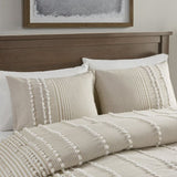Full/Queen 3 Piece Cotton Yarn Dyed Comforter Set B03595747