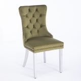 Nikki Collection Modern, High-end Tufted Solid Wood Contemporary Velvet Upholstered Dining Chair W1143P151488