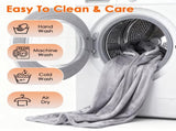8-Zone Wearable Heated Blanket - 3 Adjustable Heat Levels, 59x31in Soft Flannel, USB-Powered 86906046