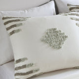 King/Cal King 3 Piece Cotton Blend Chenille Comforter Set B035128815