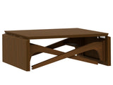 Transformer coffee table, 2 in 1 table, Expandable dining table, Natural wood, Variable height 95144441