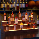 LED Lighted Liquor Bottle Display Shelf, 37 Inch Bar Display Shelf, DIY Illuminated Bottle Shelf W2178P163235
