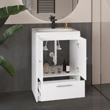 Bathroom Vanity with Two Doors, Two Drawers Madison, White B070P316861