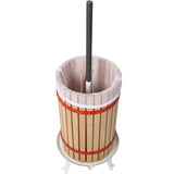 Fruit Wine Press - 100% Nature Apple&Grape&Berries Crusher Manual Juice Maker for Kitchen, Solid W465P210777