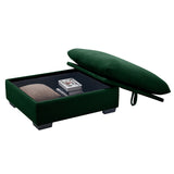 Corduroy Fabric Ottomans Footrest to Combine with 2 Seater Sofa, 3 Seater Sofa and 4 Seater Sofa, W714P183937