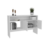 Bellagio 48.7" Wide 2-Tier Narrow Bellagio Console Table with Double-Door Cabinet B200P235871
