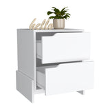 Luss Nightstand, Bedside Table with 2-Drawers B200P188859