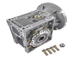 Worm Gear Speed Reducer MRV063 Gear Ratio 1001 56C Mounting Flange 0.57HP Rated Cast Aluminum 78103953