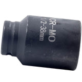 5pcs 1/2'' Drive 6 Point Deep Spindle Axle Nut Socket Set 33, 34,35, 36,38mm 60874992