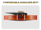 Brand new 4/4 acoustic matte tiger stripe violin set includes phonetic symbols sticker, tuner, 31801211