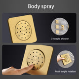 Shower System with Shower Head, Hand Shower, Slide Bar, Bodysprays, Shower Arm, Hose, Valve Trim, W928105126