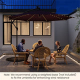 10 Feet Umbrella with LED Lights 91741956
