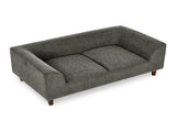 Pet sofa with backrest and armrests, modern rectangular pet sofa suitable for small and medium dogs, 14730557