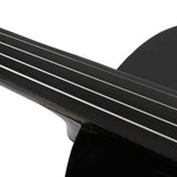 ZNTS New 3/4 Acoustic Violin Case Bow Rosin Black 59680382