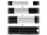 2*3M Backdrop Support Stand Set Black 55482709