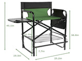 31" Tall Directors with Footrest, 4Portable Bar Height Folding Camping 85468184