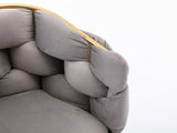 Luxury modern simple leisure velvet single sofa chair bedroom lazy person household dresser stool W1170109318