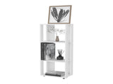 FM FURNITURE Modoc Bookcase in Melamine with Open Storage, White B128P269889