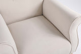 Baby Room High Rocking Chair Nursery Chair , Comfortable Rocker Fabric Padded Seat ,Modern High 38824496