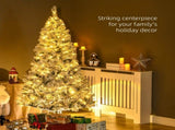 Christmas Trees, with Snow Frosted Branches, Warm White LED Lights 63176633