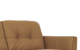Radwan Camel Leather Loveseat B2726P496933