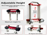 7in Sheet Metal Roller, Metal Roofing Tool, Portable Sheet Metal Fabrication, 0-100&deg Bending 03321071