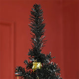 6 foot black Christmas tree with bracket 67291685