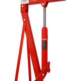 ZNTS 2 Ton Folding Engine Hoist Cherry Picker Shop Crane Hoist Lift, Heavy Duty Steel with 6 Iron Caster 81745190