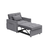 Sofa bed chair 3 in 1 convertible, recliner, single recliner, suitable for small Spaces with W2564P168260