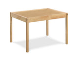 Della 3-Piece Solid Wood Kids Table & Two Chair Set, Natural B022P174730