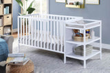 Palmer 3-in-1 Convertible Crib and Changer Combo White B02263651