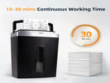 60 Paper Shredder, 60-Sheets Auto Feed Micro-Cut Paper Shredder, 6-Sheet Home Office Heavy Duty 12877263