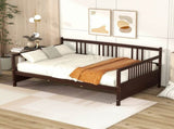 Full Size Daybed with Support Legs, Espresso 73895869