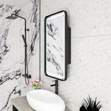 Rectangle Medicine Cabinet Mirror Bathroom Mirror Storage Wall Mounted Medicine Mirror Cabinet W688P210792