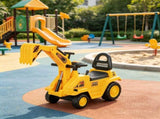 2 in 1 Kids Ride On Digger Tractor Pulling Cart for Outdoor Yard Construction Play 74329799