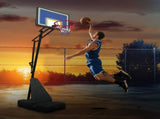 Portable Basketball Hoop for Youth Adults & Professional Match,Adjustable Height 8.04 ft to 10.01 61443356