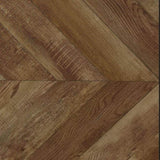 Rustic Tobacco Herringbone 3-Panel Folding Screen B062P153647