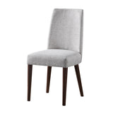 Taylor Chair With Espresso Legs And Gray Fabric 28991-ESG