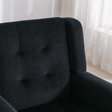 Modern Soft Velvet Material Ergonomics Accent Chair Living Room Chair Bedroom Chair Home Chair With W676P313948