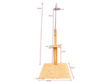 Outdoor Garden Pool Shower with Chassis Board, for Swimming Pool, Patio, Terrace, Garden,Wood W49591498