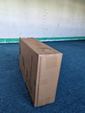 Rattan Nightstand, Wood End Table, Side Table with 2 Faux Rattan-Decorated Drawers, Bedside W808P212701