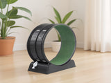 80*34*86CM Black PP track connector assembly, round shape with green carpet 1 cat teaser stick, 21101407