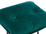 Accent chair TV Chair Living room Chair with Ottoman-GREEN W676P232274