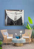 59" x 47" Large Black and White Rectangular Wall Art with Frame, Wall Decor for Living Room Bedrrom W2078130311