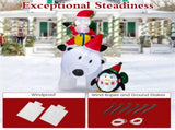 7 Feet Inflatable Santa Claus Riding Bear Inflatable Decoration 47270143